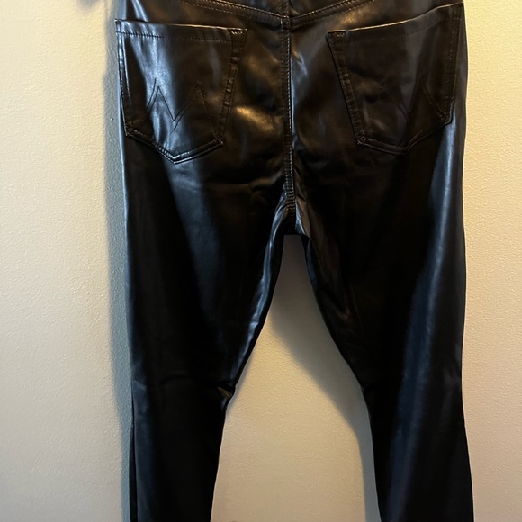 Mother Faux Leather Pants - Picture 6 of 6